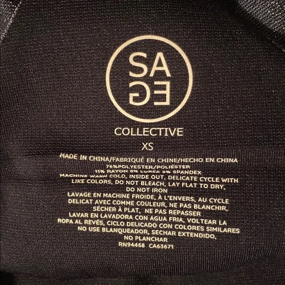 SAGE collective XS NWT workout set. - Picture 9 of 13